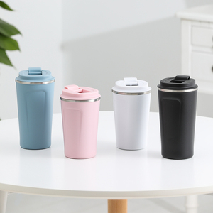 2020 nuevo termo al aire libre Eco amigable personalizado 500ml <span class=keywords><strong>de</strong></span> doble pared <span class=keywords><strong>de</strong></span> acero inoxidable vaso taza - Product Image 2