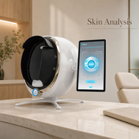 Analyseur de peau 3D avec reconnaissance faciale IA, imagerie spectrale, apprentissage profond, analyse cloud et rapport complet