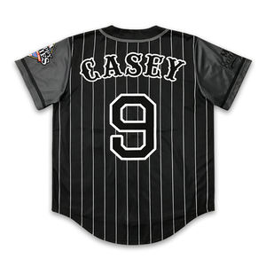 Camiseta de Béisbol Retro Personalizada con Diseño Clásico a Rayas, Opción de Talla Grande, Impresión por Transferencia de Calor, Ropa Deportiva de Spandex/Poliéster - Product Image 5