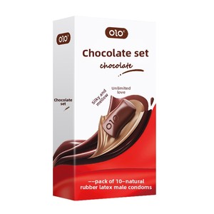 Condones <span class=keywords><strong>OLO</strong></span> con Sabor a Chocolate al por Mayor, Ultrafinos, de Larga Duración, con Ácido Hialurónico, Modelo 001, Efecto Retardante, Anticonceptivos, 10 Unidades - Product Image 5