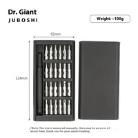 Jeu de tournevis multifonctions Phillips S2 Bits de précision 24/25-en-1 pour la réparation de lunettes d'ordinateur de téléphone Support personnalisé OEM