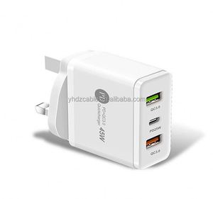 PD20W Fast Charging Mobile Phone Charger 5V3A EU US <b>UK</b> <b>Plug</b> PD+2USB Multi Port <b>Adapter</b> Charging Head - Product Image 3