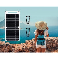 Chargeur solaire flexible AIsmartLink 6W, petit, efficace, portable, durable et léger