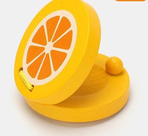 Castañuelas de Madera con Diseño de Frutas, Novedad al por Mayor, Regalo para Jardín de Niños, Juguetes Nostálgicos para Niños - Product Image 4