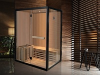 Ruang Sauna Uap Mini Tradisional Baru untuk 1-3 Orang