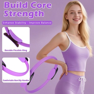 Kit de Pilates <span class=keywords><strong>pour</strong></span> Entraînements à Domicile, Ensemble d'Équipements de Pilates avec Anneau, Ballon, Bandes de Résistance, Accessoires de Pilates en Boîte <span class=keywords><strong>pour</strong></span> Femmes à Domicile - Product Image 2
