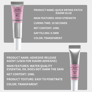 Kit de colle semi-solide pour ongles et dissolvant, adhésif à séchage rapide sans UV pour faux ongles, manucure, vente en gros - Product Image 3
