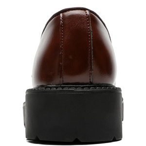 Chaussures habillées pour homme en cuir de vachette, confortables, à bout pointu, nouveau design 2024, vente chaude, style Oxford, marron - Product Image 2