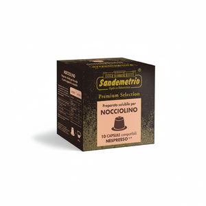 Confezione da 10 capsule Nespresso Sandemetrio Nocciolino Comp. Capsule di Caffè 0,17/giorno - Product Image 2