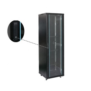 Cửa Kính Đứng 19 Inch 22U Cửa Lưới Kim Loại Trung Tâm Dữ Liệu Viễn Thông Chống Nước Trong Nhà Tủ Dịch Vụ Mạng - Product Image 3