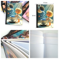 Cahiers de composition pour étudiants, 100 feuilles, 200 pages, rentrée scolaire, couverture en carton blanc 300 g et pages intérieures épaisses