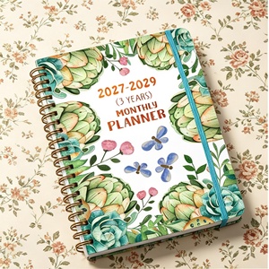 Agenda a Spirale A5 2027-2029, Copertina Rigida, 64 Fogli, Organizzatore Giornaliero e Mensile - Product Image 4