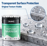 KOBG Topcoat, couche de finition protectrice, résistante aux rayures, aux décolorations, imperméable, excellente résistance aux intempéries