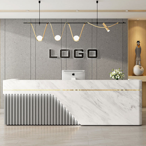 Muebles de Oficina Modernos, Mostrador de Recepción Personalizado para Tiendas de Ropa, Salones de Belleza, Escritorio de Recepción Especial, Duradero y Ecológico - Product Image 6