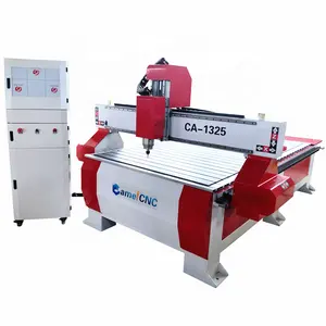 Giá tốt CA-1325 nặng chế biến gỗ CNC Router với nặng hơn khung máy và 6KW làm mát bằng không khí trục chính cho đồ nội thất làm