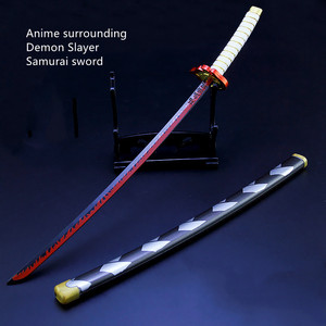Spada Giocattolo <span class=keywords><strong>Demon</strong></span> <span class=keywords><strong>Slayer</strong></span> 26cm Vendita Diretta dalla Fabbrica Katana in Metallo Spada Giapponese Anime in Materiale Metallico - Product Image 3