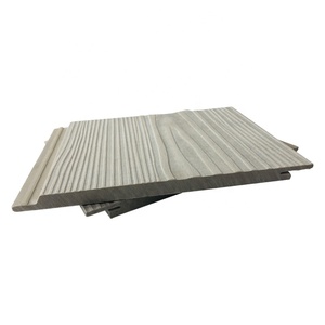 Panneau de ciment de fibre de langue et de rainure de revêtement de grain de bois approuvé par CE d'<span class=keywords><strong>isolation</strong></span> du feu de vente chaude pour le panneau de mur extérieur extérieur - Product Image 2