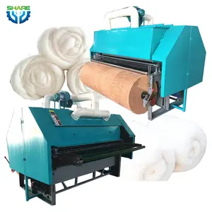 Automation Used Polyester Carded Machine Sheep Wool Cotton Carding Machine Raw Sheep Wool Carding Machine