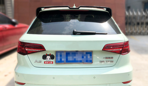 Spoiler Posteriore per Audi <span class=keywords><strong>A3</strong></span> 8v <span class=keywords><strong>Hatchback</strong></span> 2014-2019, Upgrade Nero Lucido, Spoiler Audi <span class=keywords><strong>A3</strong></span> - Product Image 3