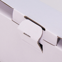 2024 nueva llegada precio al por mayor 4x4 caja personalizada de cartón corrugado para envío con grabado caja tipo carpeta personalizada barata