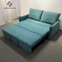 Design moderne simple meubles d'hôtel de salon 2 3 sièges canapé-lit paresseux pliable