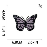En gros Petite Broderie Applique Fer sur Patch Coloré Tournesols Papillon Patchs Brodés pour Chapeaux Livre Vêtements Sacs