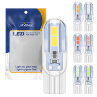 Ampoule LED T10 2835 4SMD 168 194 lumière stroboscopique 12V dôme intérieur de voiture super lumineux pour lampe de lecture de voiture indicateur de largeur
