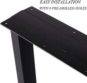 Vente en gros de salle à manger en fonte, pied de table basse en acier et métal, meubles de bureau industriels, pieds de bureau pour restaurant et hôpital - Product Image 4