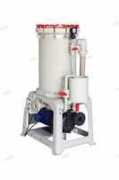 Moteur de filtration chimique industriel FBD à double cuve, contrôlé par PLC, 3HP, 380V, résistant aux hautes températures, pour électrolyse