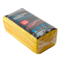 Lot de 36 Chiffons de Lavage en Microfibre 300GSM pour Voiture, Kits de Nettoyage et Polissage pour Garage, Détailing et Intérieur