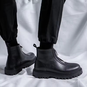 Chaussures habillées légères pour hommes en cuir véritable, à lacets, imperméables, respirantes, faites à la main, avec semelle extérieure en caoutchouc antidérapante, toutes saisons - Product Image 6