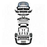 Kit de Carrocería para Automóvil, Compatible con Range Rover Vogue 2013-2016, Mejora de Parachoques Delantero y Trasero, Accesorios para Auto