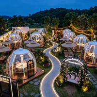 Achat en gros de chambres transparentes de haute qualité à plafond rond pour restaurants et hôtels, provenant directement des usines chinoises