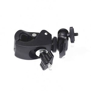 Pince à crabe rouge professionnelle durable avec trou de vis en alliage d'aluminium noir UNC 1/4 et 3/8 pour accessoires de studio photo Magic Arm - Product Image 5