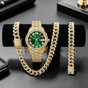 Explosive Models Men's Quartz <strong>Watch</strong> Explosions Full Diamond Hip-hop Exaggerated Large 10mm Pointer <strong>Watch</strong> Colorful <strong>Flash</strong> - Product Image 4