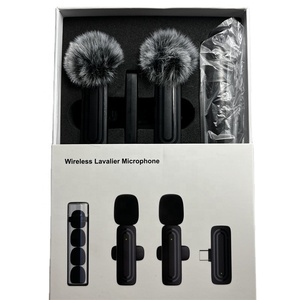 2023 nuevo sistema de filtro de micrófono Lavalier inalámbrico Dual con reducción de ruido <span class=keywords><strong>Micro</strong></span> lazo inalámbrico para teléfono Android Tiktok - Product Image 4