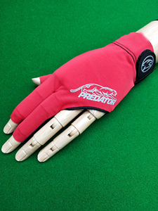 Gant de billard Predator Second Skin à 3 doigts pour main gauche, gant respirant pour le billard et le snooker, noir jaune rouge bleu - Product Image 3