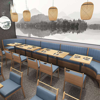 Meubles de cafétéria sur mesure de haute qualité OEM/ODM, banquette à dossier haut, canapé en cuir pour restaurant, sièges en banquette