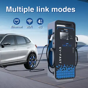 DC 120KW Double Guns Ev Charging Station Commercial Charging Stations For Electric Cars Fast Charging Station GBT CCS2