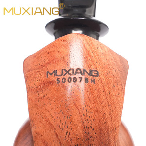 MUXIANG Tobacco Pipe Bent Type Solid Wood Apple Shape Smoking Pipe - Product Image 3