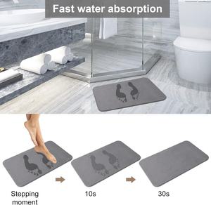 מודרני מותאם אישית דיאטומיט מחצלת אבן מקלחת מחצלת ייבוש מהיר אנטי-סקיד דיאטומיט - Product Image 3