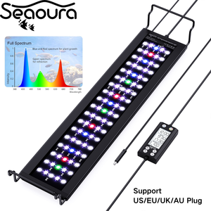 Lámpara <span class=keywords><strong>LED</strong></span> para <span class=keywords><strong>Acuario</strong></span> de Espectro Completo SEAOURA SR-659 con Termómetro en Tiempo Real, Control de Color WRGB <span class=keywords><strong>Programable</strong></span> y Brillo Ajustable - Product Image 1