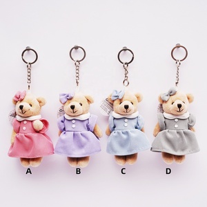 OEM tùy chỉnh sang trọng Keychain Thú nhồi bông đồ chơi tùy chỉnh mini dễ thương Gấu bông nhồi bông Keychain mềm đồ chơi động vật Keyring - Product Image 1
