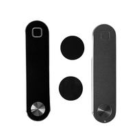 Supports de téléphone portable magnétiques pour ordinateur portable, conception d'extension latérale, double affichage sur écran d'ordinateur, supports de téléphone portable pliables