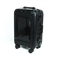 Valise trolley LOY L5-1 avec écran LED intelligent haute résolution, sac de voyage, contrôle par application, yeux LED programmables sans fil