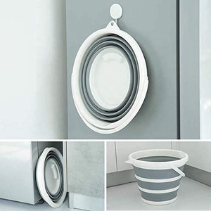 10 L Đa Chức Năng Có Thể Gập Lại Vòng Bồn Tắm Nước Nồi Xách Tay Thùng Tiết Kiệm Không Gian Nước Container Đóng Mở Nước Xô Cho Cắm Trại - Product Image 2