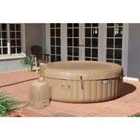 145 × 71センチメートルInflatable Spa Pool 4 Person Portable Spa