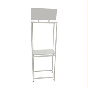 2025 Sober Custom Design Counter Top Extension Stand Hair Product Shop Lockable Metal Wire <b>Wig</b> Hair <b>Display</b> Rack Stand - Product Image 2