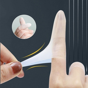 Doigtiers jetables en latex dépoli, épaisseur 0,1 mm, antidérapants, imperméables, pour la protection des doigts coupés chez les adultes - Product Image 1