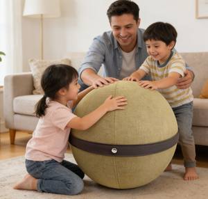 Funda Ecológica para Pelota <span class=keywords><strong>de</strong></span> Yoga/<span class=keywords><strong>Pilates</strong></span> <span class=keywords><strong>de</strong></span> PVC/PU, Diámetro <span class=keywords><strong>de</strong></span> 55-75 cm, Opción <span class=keywords><strong>de</strong></span> Logotipo Personalizado, Cinta Métrica Incluida, Masaje, Gimnasio, Embarazo - Product Image 4